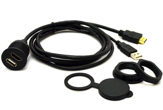 China Durable Car Dashboard USB Extension Cord Compatible With Various Vehicles supplier